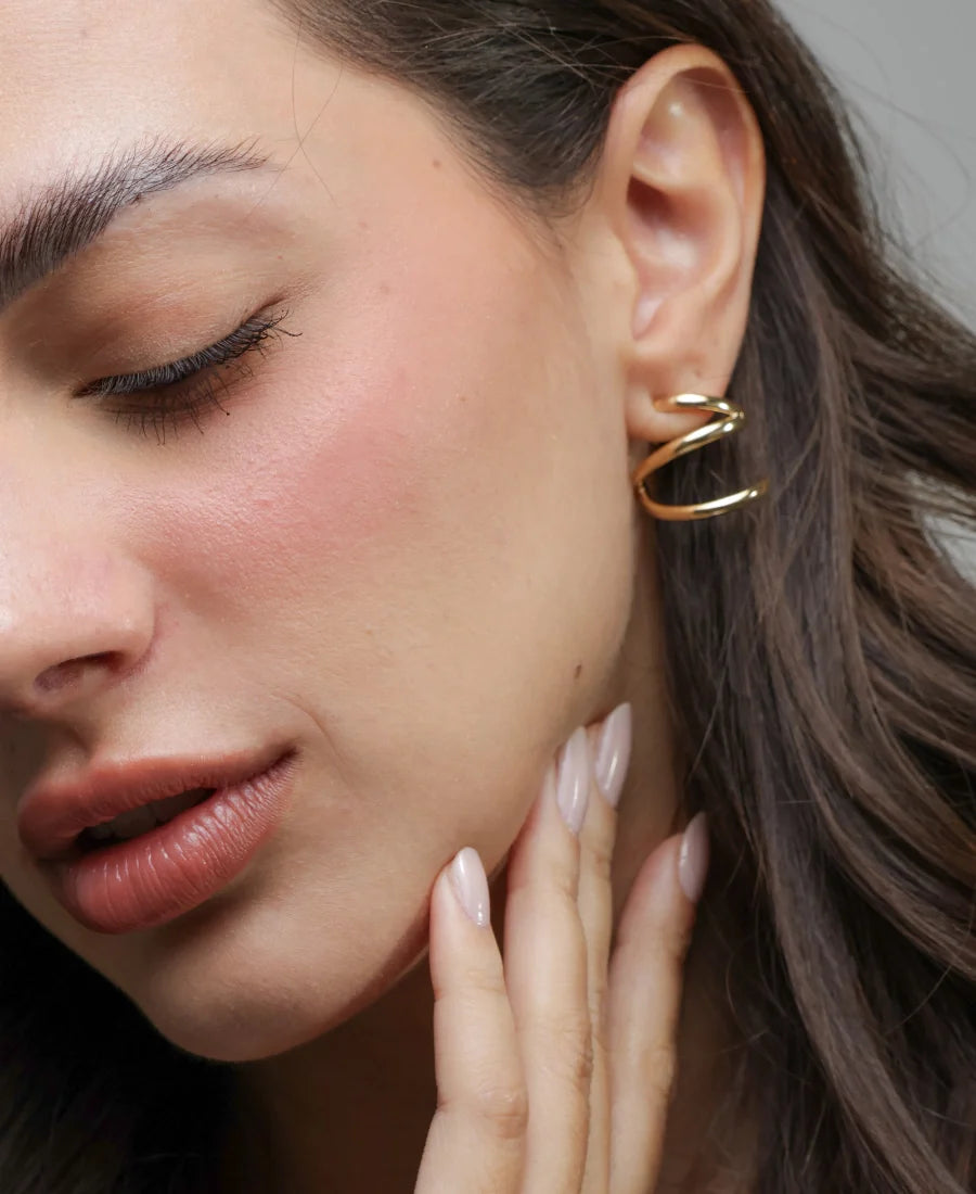 Snake Earrings – 18K Gold Plated