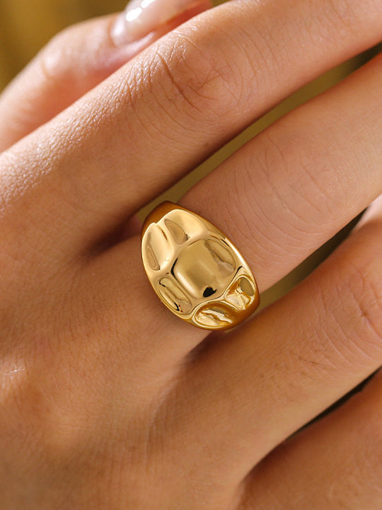 Tunnel Curved Open Ring