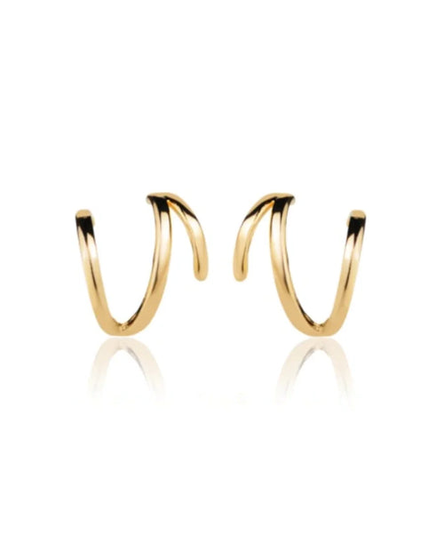 Snake Earrings – 18K Gold Plated