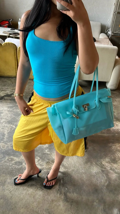 Jelly Tote Blue